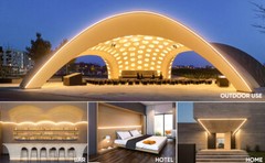110V Waterproof LED Neon Rope Light Strip Commercial Building Home Garden Decor