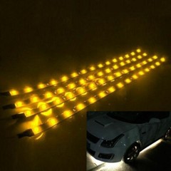 12″ 15 LED Flexible Waterproof LED Strip Light for Car Interior & Exterior Decor