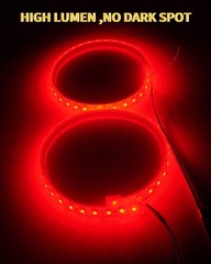 Waterproof 30CM Red LED Strip Lights Pack of 4 for Cars & Boats