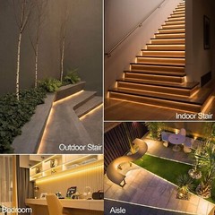 Upgraded Solar LED Strip Flexible Lights 8 Lights Mode Waterproof Outdoor Decor