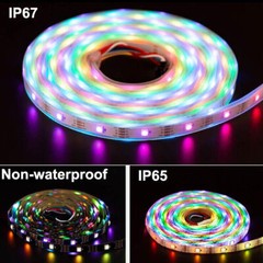 5050 RGB WS2813 LED Strip Dual Data Line 30/60LED/M IC Individual Addressable 5V