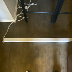 White LED Light Bar, Plug-In Corded Indoor, Wall Switch Control, Clear White