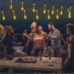 LED Solar String Lights Outdoor Garden Yard Decor Lamp Waterproof Fairy Light