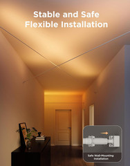 Smart RGBWWIC LED Strip Lights, 19.7Ft, Music Sync, Works with Alexa & Google