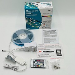 Ecosmart AL-TP-RGBCW-60: 16 ft. Smart RGB & White Tape Light Powered by Hubspace