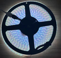 16.4Ft 5050 RGB 600LEDs IP68 Waterproof LED Strip Light Boat Car Underwater 12V