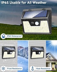 [16 Packs] Solar Motion Sensor Outdoor Lights, Super Bright Solar Lights Outd…