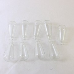 Rocket LED 10 Edison Bulb Warm White Light String W/ 7 Glass Bulb Covers