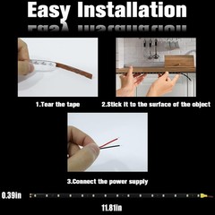 30cm LED Strip Lights for Cars & Outdoor Spaces – 8pcs Waterproof Bundle