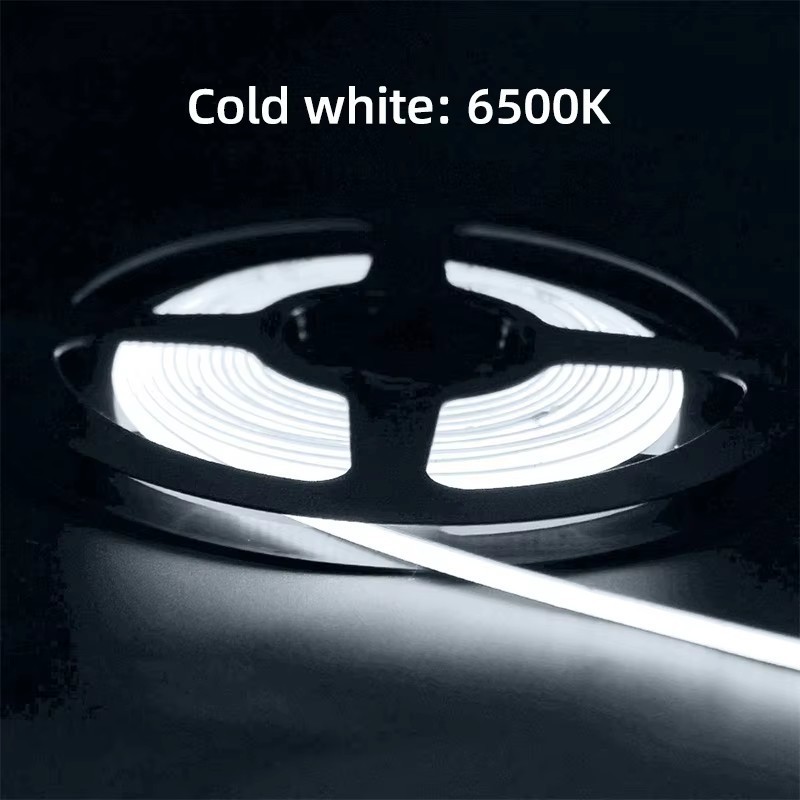 5V Ultra Thin Narrow 2mm 480 LEDs/m COB LED Strip Flexible Linear Light Tape