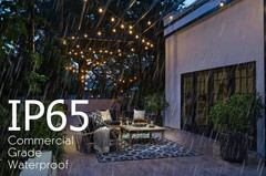 Solar String Lights Waterproof LED Indoor/Outdoor Hanging Umbrella Lights with 3