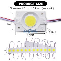 Module Injection Waterproof LED Strip Light Sign Storefront 12V LED COB Chip KIT