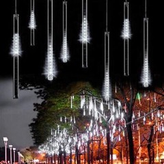 LED Meteor Shower Raindrop / Icicle Waterproof Lights Outdoor Christmas Décor