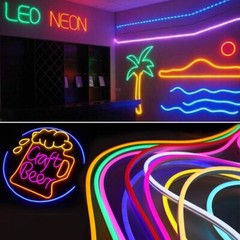 12V Flexible LED Strip Waterproof Sign Neon Lights Silicone Tube 10m-50m XMAS