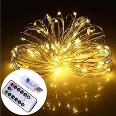 5-20M 50/100/200LED Copper Wire Party USB Twinkle LED String Fairy Lights Remote
