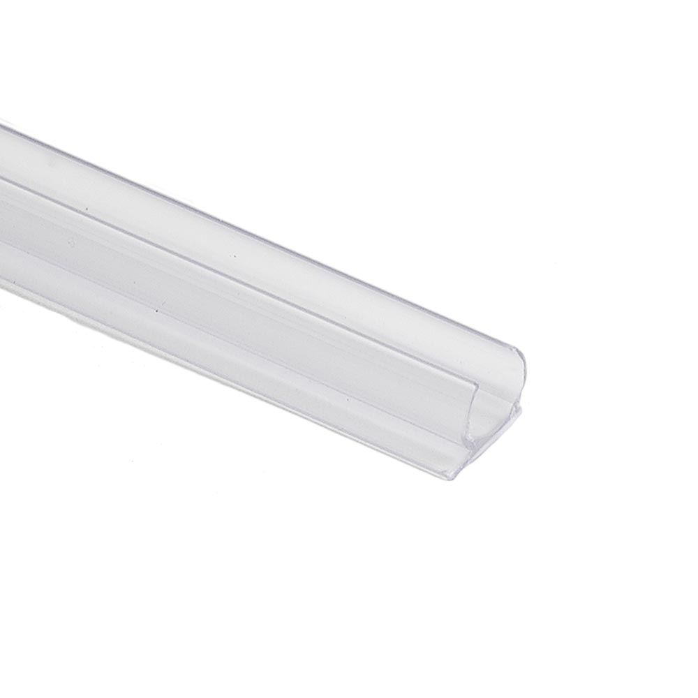 3/8″ Rope Light Track, Mounting Rope Light, PVC Plastic, Clear, 4 Foot