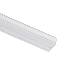 3/8″ Rope Light Track, Mounting Rope Light, PVC Plastic, Clear, 4 Foot