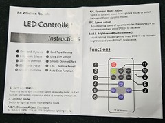 RF WIRELESS REMOTE MINI CONTROLLER RGB LED STRIP LIGHTS DIMMER 6A 5-24V DC LED