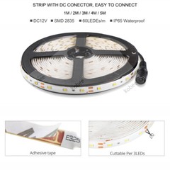Motion Sensor LED Strip Light 12V Bed Light with Automatic Turn Off Timer Light