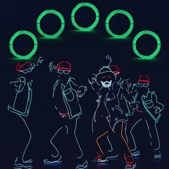 Flexible Neon LED Light Glow EL Wire String Strip Rope Tube Christmas 5 by 1M