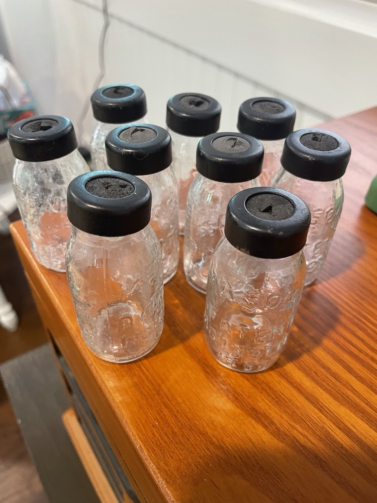 Mini Glass Mason Jar String Light Covers Set Of 9