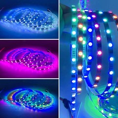 12V 24V TM1814 5050 RGBW RGBWW 4in1 5M 300leds LED Pixel Strip Light Addressable