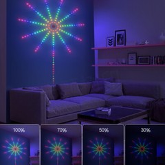 Smart Firework LED Strip Light USB Dream Color RGB Music Sync APP Remote Control