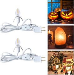 Brightown Accessory Cord with LED Bulb – 6ft 2 Pack, Warm White