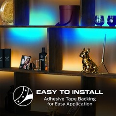 Monster 25 Ft. IR Remote Controlled RGB-IC LED Indoor Light Strip