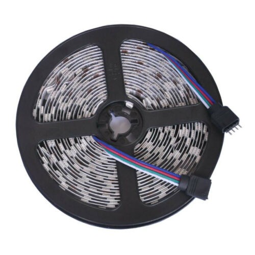 16FT 5050 RGB Cool White Non-waterproof Flexible 5M 300 LED Strip Light Lamp 12V