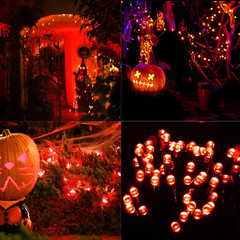 300 LED Halloween Lights, 98.5FT Halloween String Lights with 8 Lighting Modes,