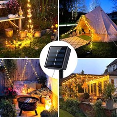 100-500 LED Solar Power String Fairy Lights Garden Outdoor Party Christmas Lamp