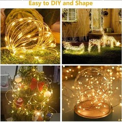 3M LED Curtain String Lights Fairy USB 8 Modes Garland for Christmas Wedding