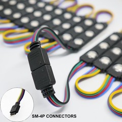 RGB LED Storefront Lights Business Waterproof Decorative 5050 SMD Window Strip