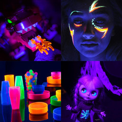 USB Black Light Strip, 6.6Ft UV LED Lights for Party, Room, Decorations