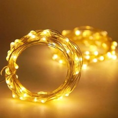 2-10m 20/50/100 LED Battery Micro Rice Wire Copper Fairy String Lights Party