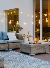 29-209FT Outdoor String Lights G40 LED Waterproof Dimmable Patio Hanging Decor
