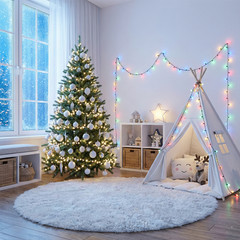 A2Z Multi LED String Lights Cool with Remote 20m/60m Indoor Outdoor Christmas