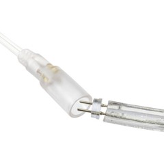 Standard 120 Volt 5 Foot LED Rope Light Power Cord Kit – White