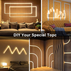 32.8ft LED Strip Lights Warm White 3000K Dimmable 12V Flexible Tape Light