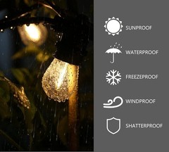 Waterproof S14 LED Light Bulbs Outdoor String Lights Replacement E26 Base 15Pack