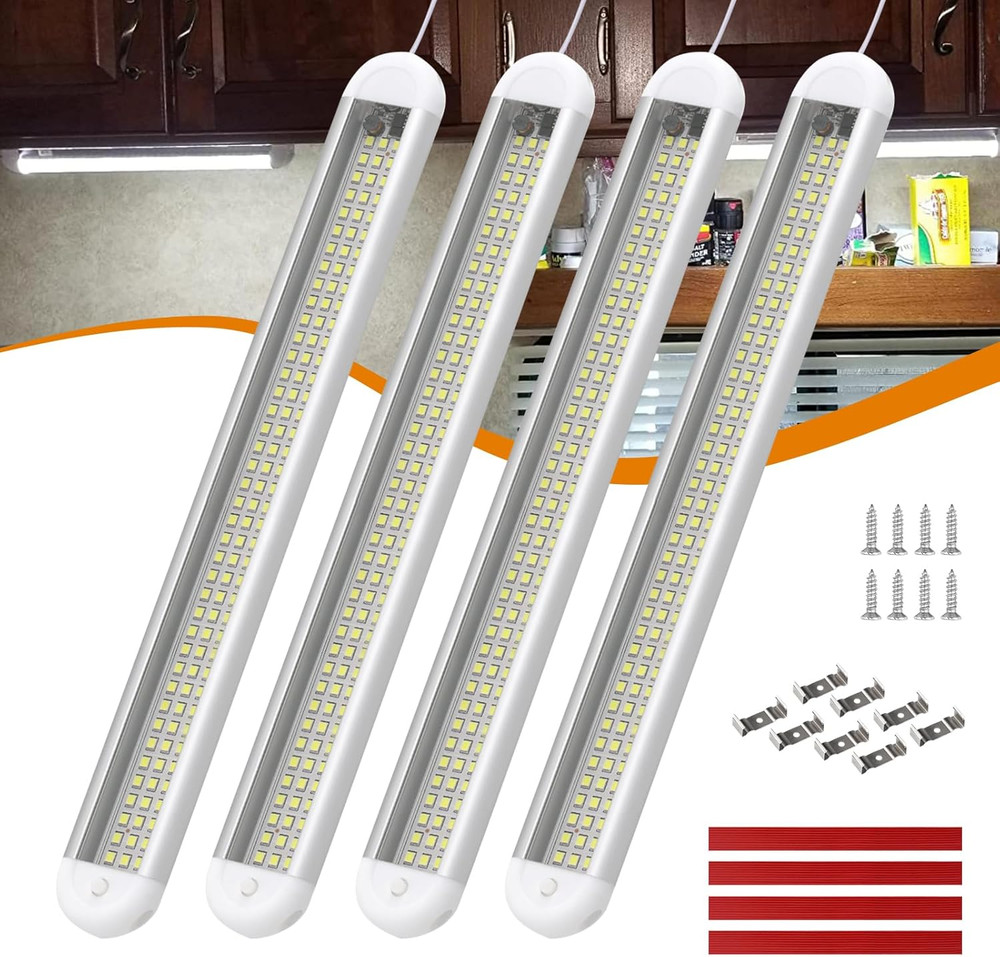 12V LED Interior Light Bar | 120LEDs 1800LM 8W DC 12 Volt led Strip Lights with