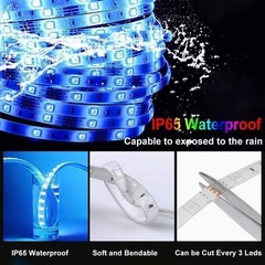16ft LED Strip Light Music Sync Bluetooth 5050 RGB Room Light w/ Remote New