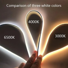 16.4FT 12V 24V 5M COB 480leds/m LED Flexible Strip light Tape Lights Bar Room US
