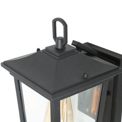 Classy Leaves Black Outdoor Wall Lights Exterior Light Fixture Modern Outdoor