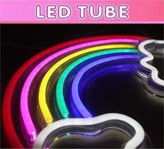 Neon Sign Light, Neon Rainbow Light for Kids USB Powered Rainbows LED Signs f…