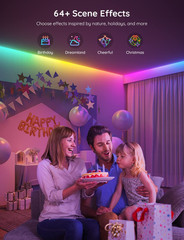 Govee 16.4Ft RGBIC LED Strip Lights, LED Lights for Bedroom, APP Control | DIY M