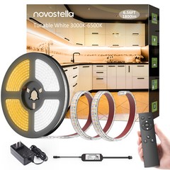 Novostella 13.2ft LED Strip Light Waterproof Tunable Warm/Daylight Waterproof