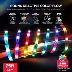 Monster 25 Ft. IR Remote Controlled RGB-IC LED Indoor Light Strip