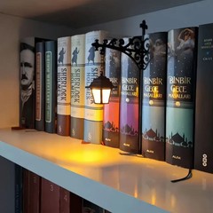 Ambient Lighting Vintage Bookshelf Lantern Light White Warm White Bookshelf Ghos
